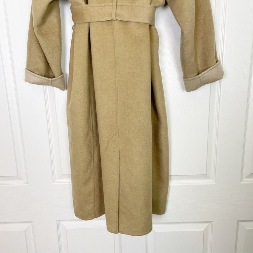 J.Crew Harriet Double Faced Wool Trench Coat Khaki Honey NWT Sz 3X - Picture 7 of 10